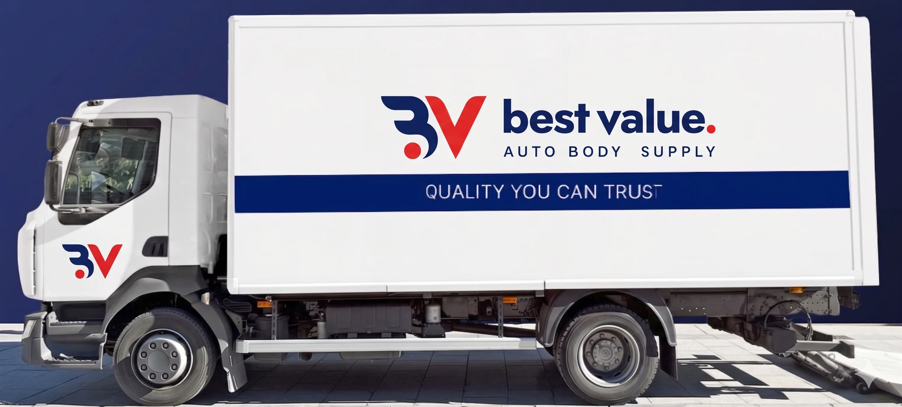 Best Value Auto Body Supply delivery truck
